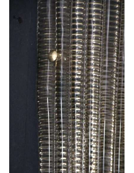 Paire d’appliques en verre de Murano fumé, années 2000-Bozaart
