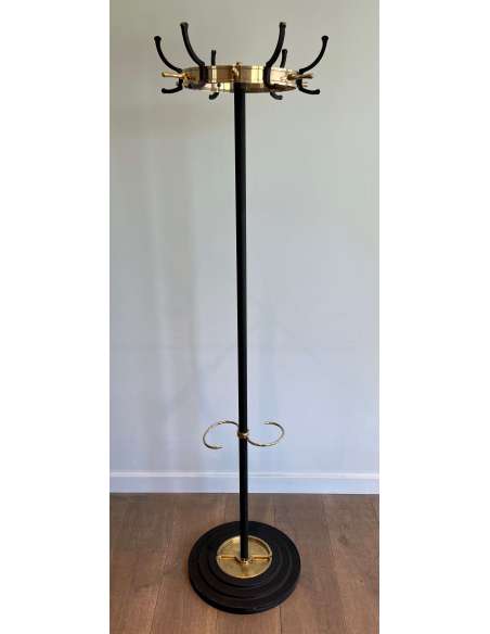 Metal coat rack + Contemporary work, year 50-Bozaart