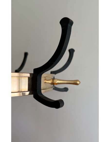 Metal coat rack + Contemporary work, year 50-Bozaart