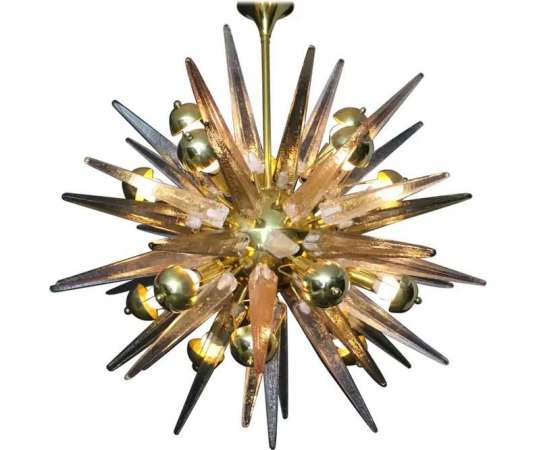 Murano Glass Sputnik Chandelier