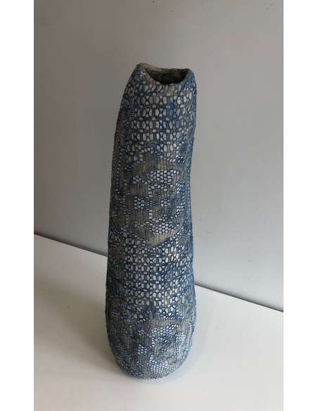 Vase en céramique.+ Travail français, année 70-Bozaart