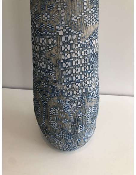 Vase en céramique.+ Travail français, année 70-Bozaart