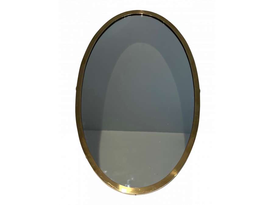 Neoclassical Style Brass Mirror + Modern work, year 40