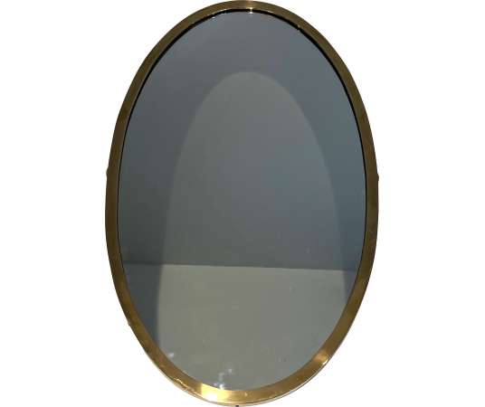 Neoclassical Style Brass Mirror + Modern work, year 40