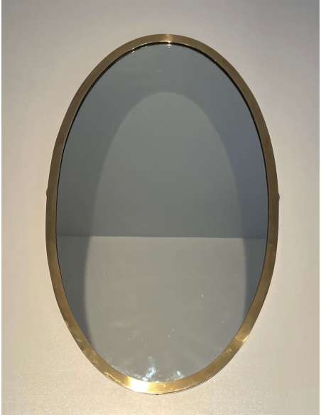 Miroir de Style Néoclassique en Laiton.+ Travail moderne, année 40-Bozaart