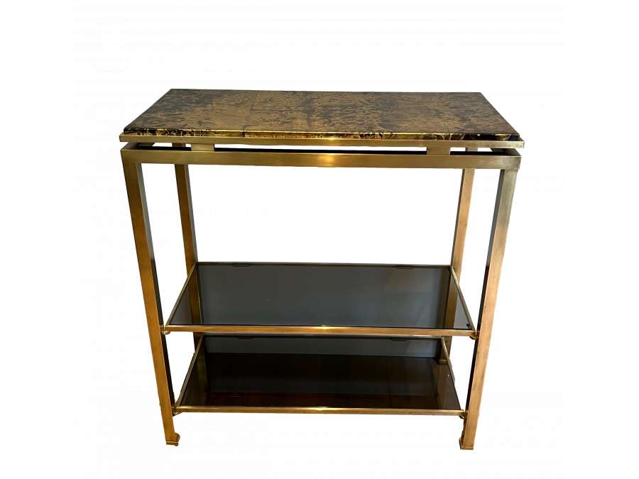 Brass console + Contemporary design, Year 70