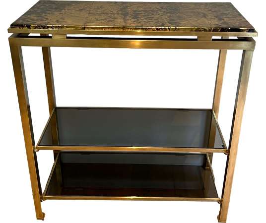 Brass console Contemporary design, Year 70