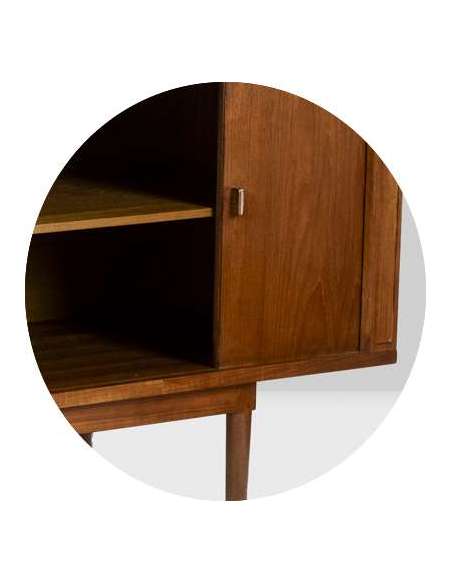 Teak sideboard Danish design, Year 70-Bozaart