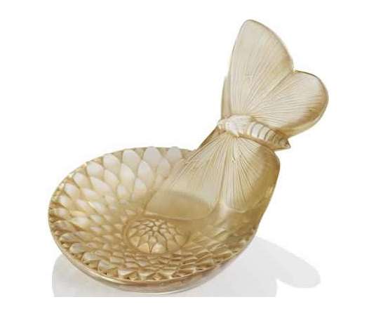 René Lalique glass ashtray Art Deco, Year 30