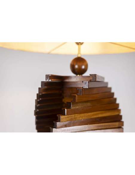 Contemporary wood vintage-style lamp-Bozaart