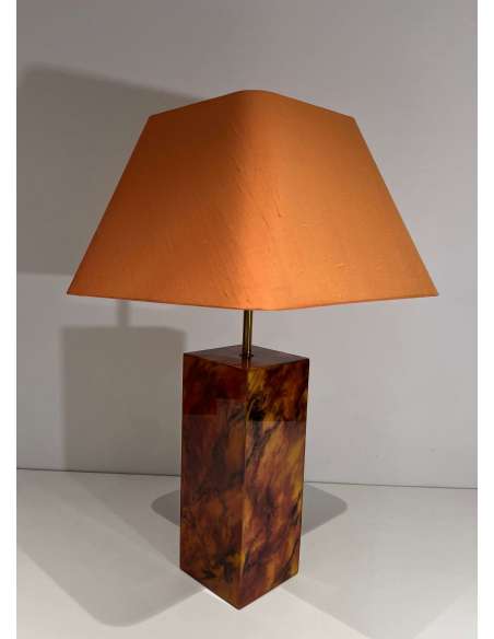 Vintage plexiglass lamp. Year 70-Bozaart