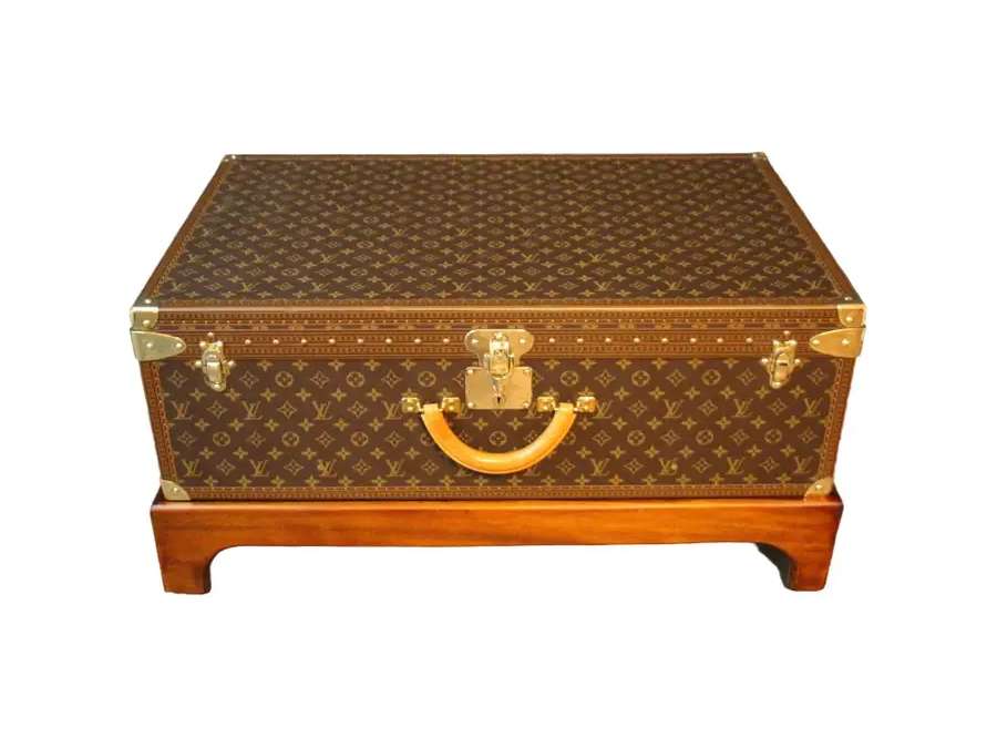 21st century vintage Louis Vuitton monogrammed+ suitcase