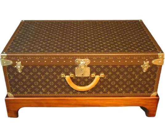 21st century vintage Louis Vuitton monogrammed suitcase