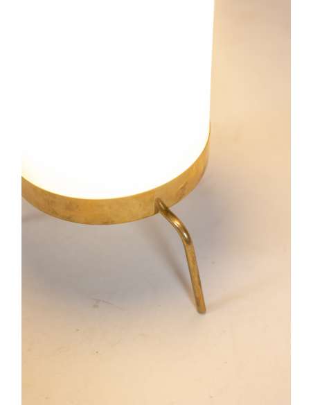 Opaline lamp 70's contemporary design-Bozaart