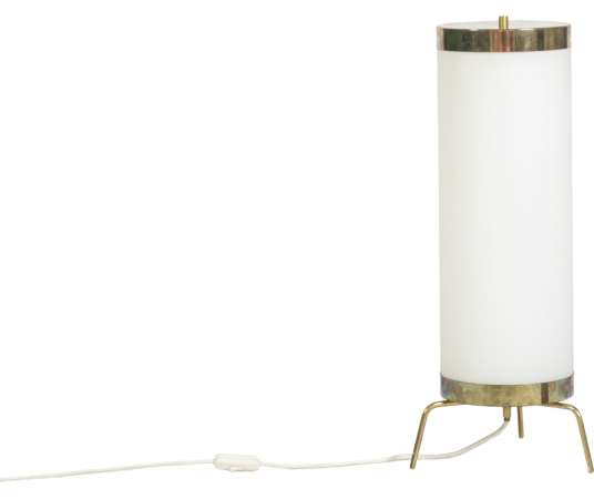 Opaline lamp 70's contemporary design