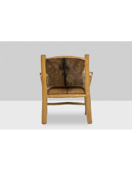 Brutalist style armchair contemporary design from 1970-Bozaart