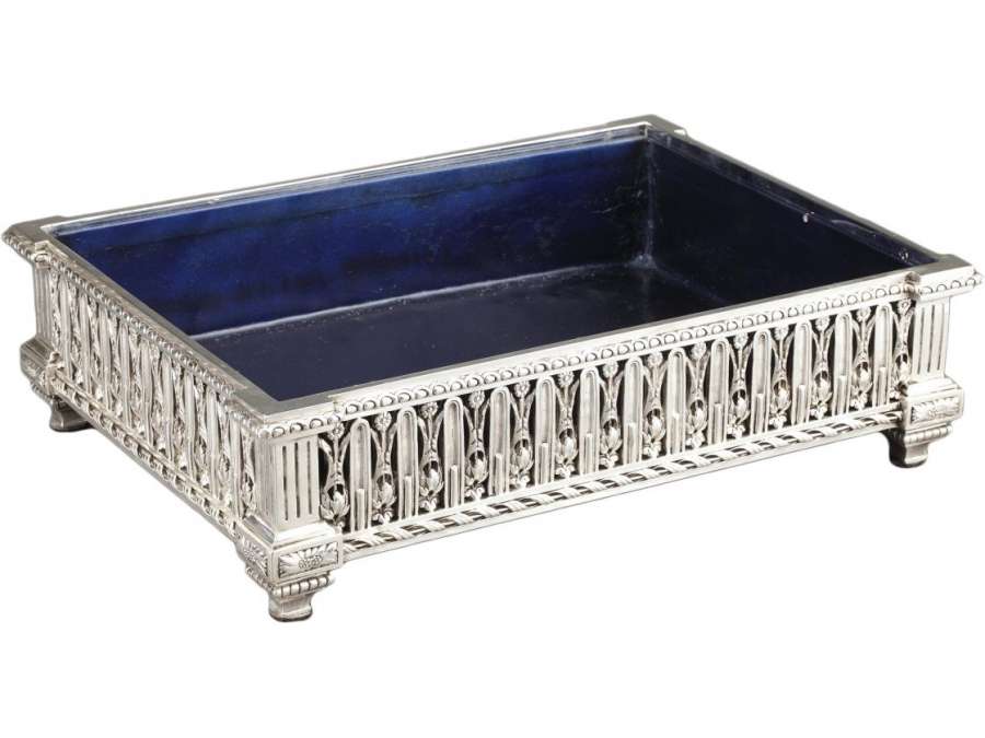 Silvered bronze planter - 19th century - Christofle Goldsmith -