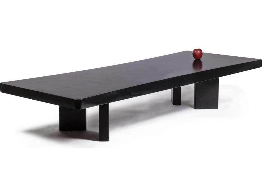 Contemporary design coffee table in wood, from 1990, Plana model
