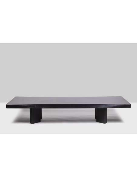 Contemporary design coffee table in wood, from 1990, Plana model-Bozaart