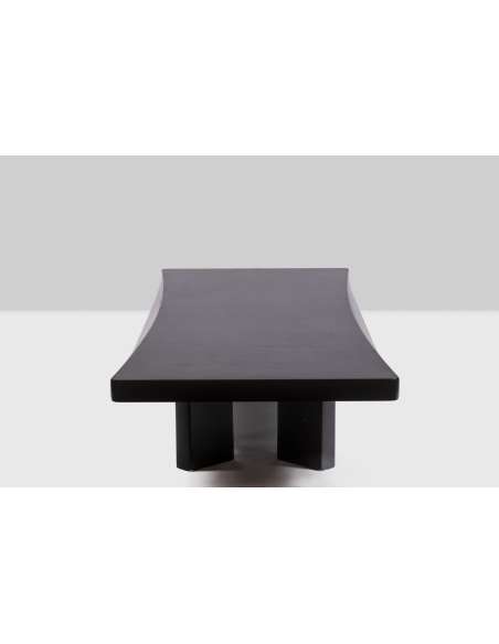 Table basse design contemporain en bois, de 1990, modèle Plana-Bozaart