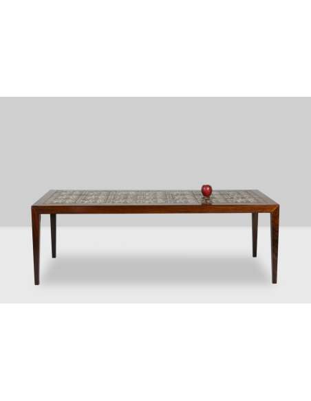 Contemporary rosewood coffee table, 1960-Bozaart