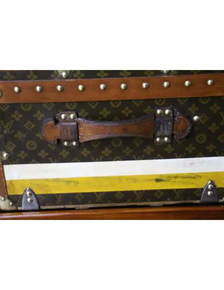 1920s Louis Vuitton trunk with stamped monogram-Bozaart