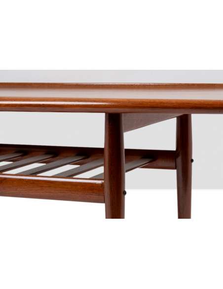 Teak coffee table 1960's contemporary design-Bozaart
