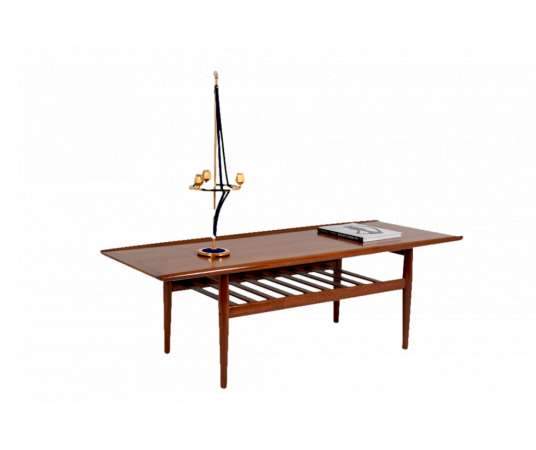 Teak coffee table 1960's contemporary design