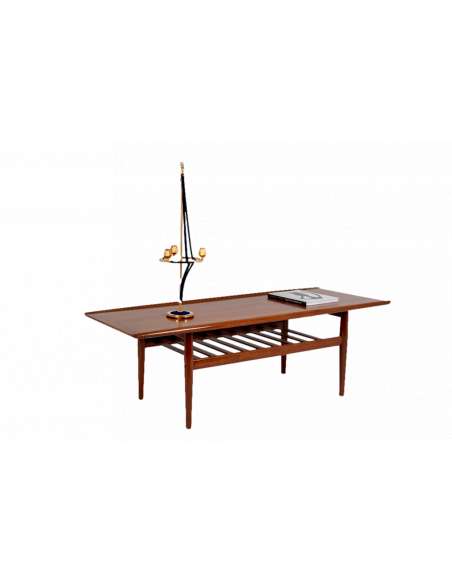 Teak coffee table 1960's contemporary design-Bozaart