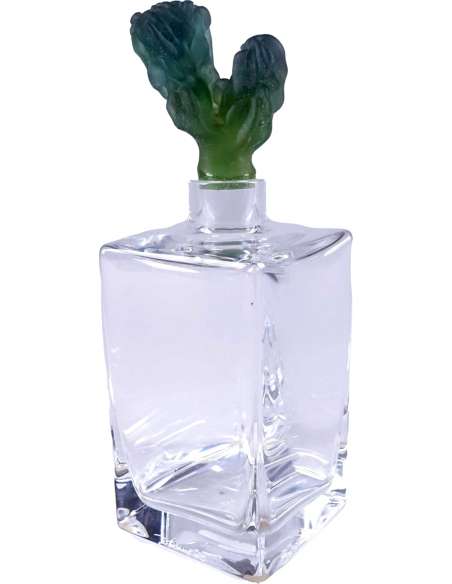 Crystal decanter Art moderne from 1943 Daum, Cactus model-Bozaart