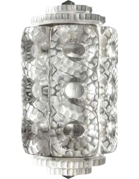 Marc Lalique, Wall lamp in crystal from 1947, Modern Art, "SEVILLE" model-Bozaart