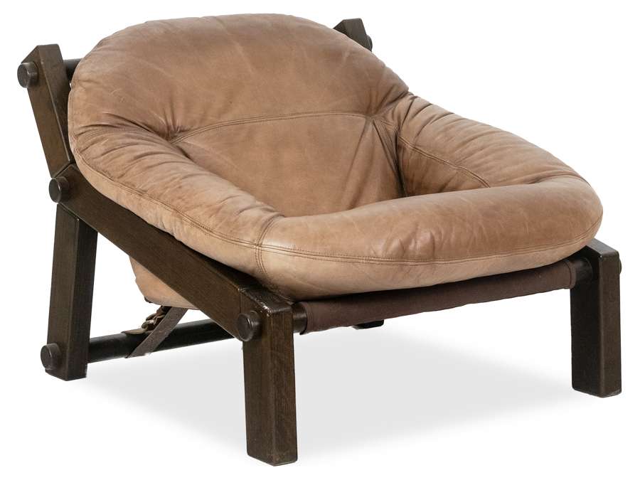 Gerard Van Den Berg, Leather armchairs + Contemporary design from 1970