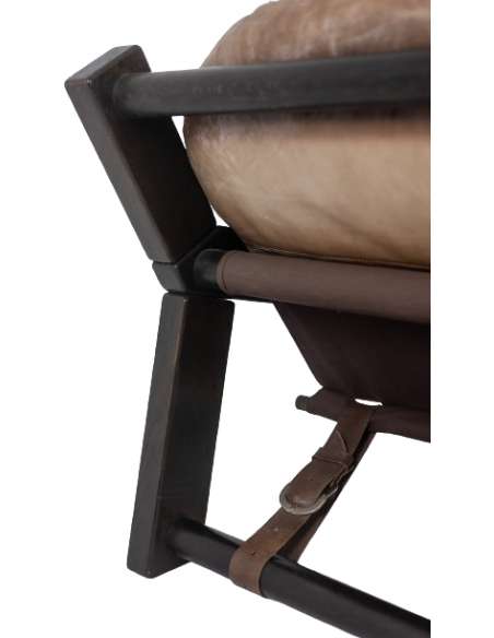 Gerard Van Den Berg, Leather armchairs Contemporary design from 1970-Bozaart