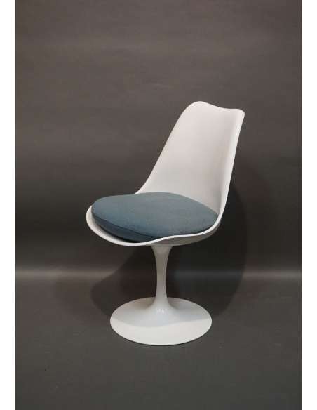 Knoll Design chairs in fibreglass, "Tulipe" model-Bozaart