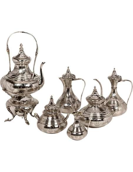 Silversmith Duponchel - Ottoman tea/coffee set - XIXth-Bozaart