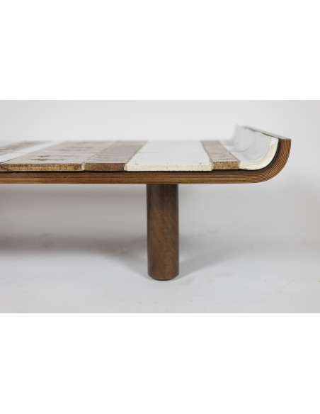 Roger Capron, Table basse en céramique. Design contemporain de 1970-Bozaart