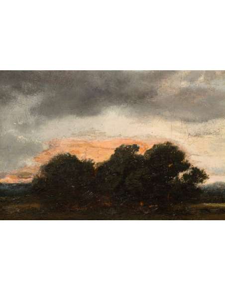 Twilight, oil on canvas by Narcisse-Virgile Diaz de la Pena (1807 - 1876)-Bozaart