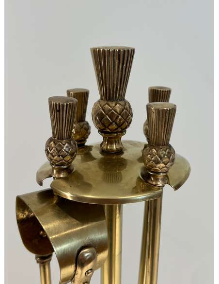 Neoclassical brass firework "Pineapple" model from the 70s-Bozaart