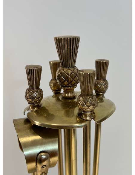 Neoclassical brass firework "Pineapple" model from the 70s-Bozaart