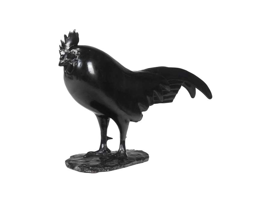 François Pompon, Bronze sculpture model "Coq Dormant", Year 2006
