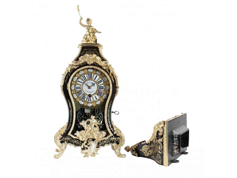 A Louis XV period (1724 - 1774) bracket clock. 18th century.