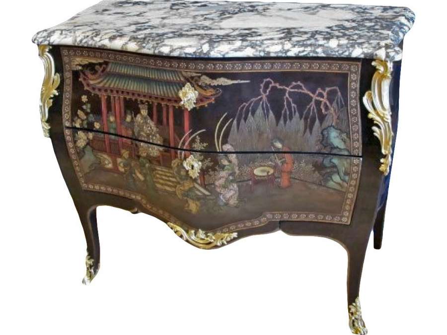 Commode d'époque Napoléon III (1848 - 1870). XIXème siècle.