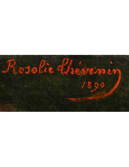Tableau portrait de Rosalie Thévenin+"Berthe Morris"-Bozaart