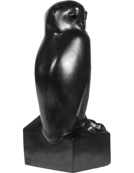 François Pompon. Bronze sculpture, "Petit Grand-Duc" model, 2006-Bozaart