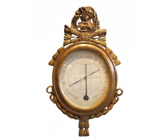 A Louis XVI period (1774 - 1793) barometer - 18th century.