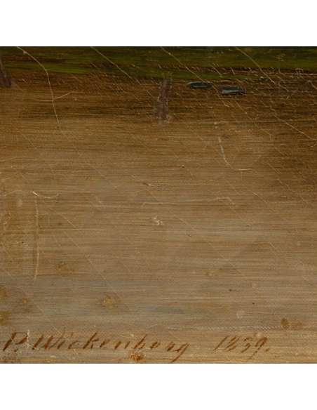 Tableau Paysage+par Per Wickenberg, du 19 siècle-Bozaart