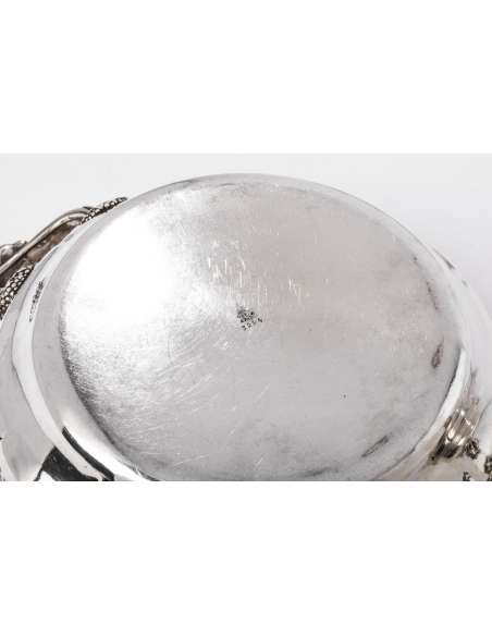 Ensemble LEGUMIER & PLAT en Argent massif XIXe siècle - Orfèvre - ODIOT.-Bozaart