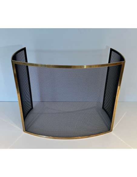 Curved brass firewall from the 70s-Bozaart