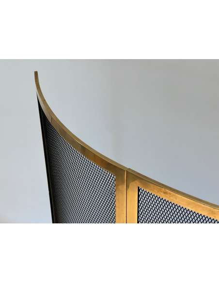 Curved brass firewall from the 70s-Bozaart