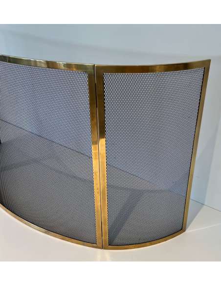 Curved brass firewall from the 70s-Bozaart